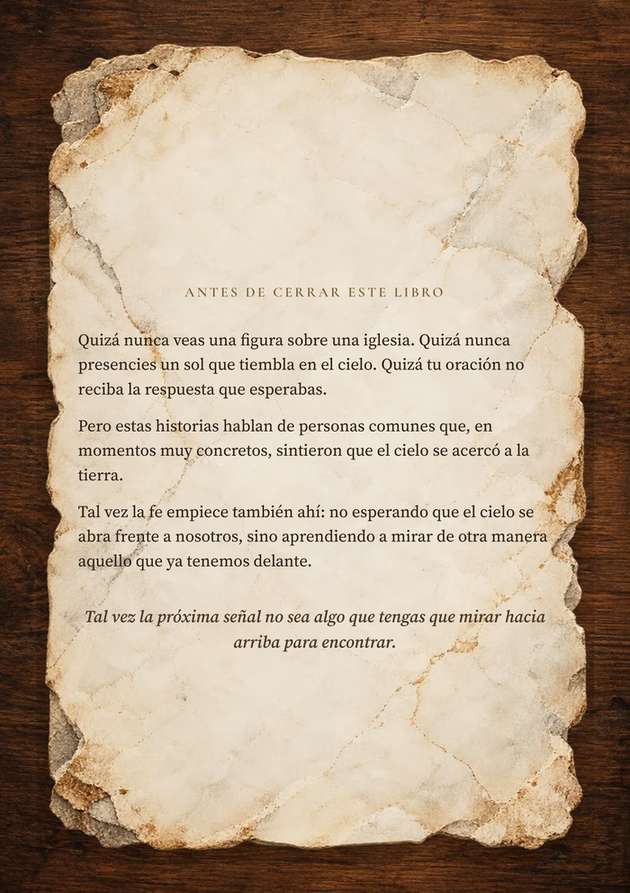 Página interior de Señales del Amor Divino
